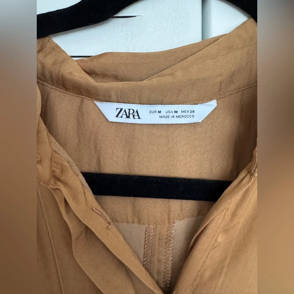 Zara Tan Jumpsuit - Picture 6 of 8